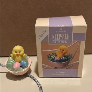 Vintage Hallmark Keepsake 1993 Easter Li’l Pepper Clip on ornament
